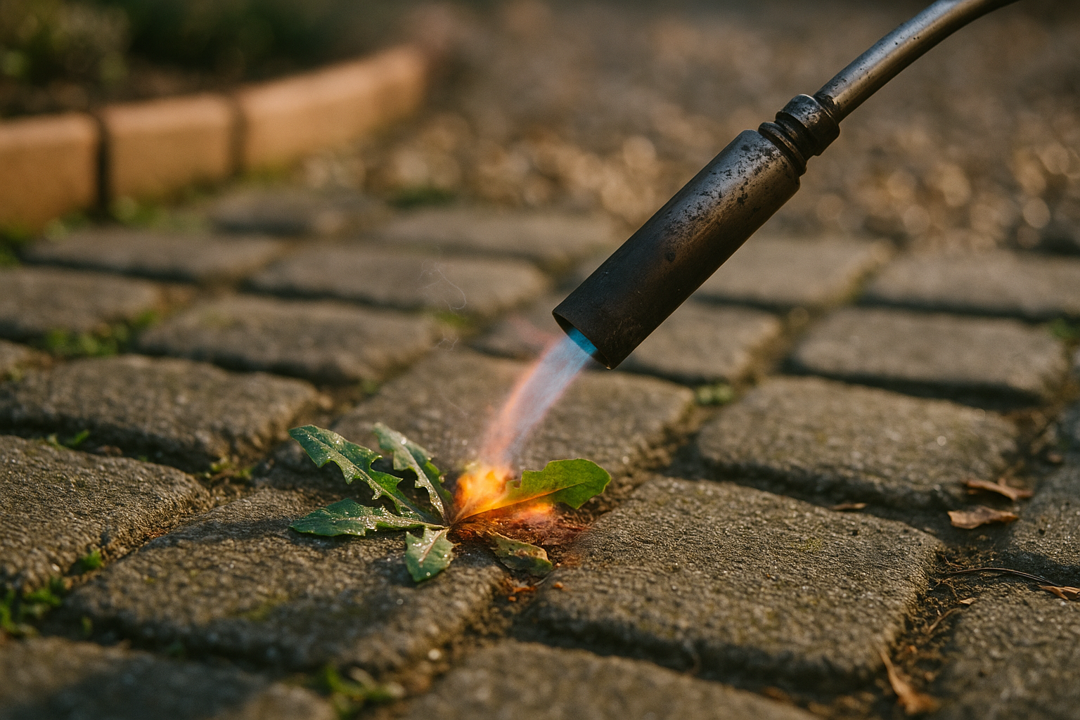Weed Burner Basics: How to Choose and Use a Thermal Weeding Tool